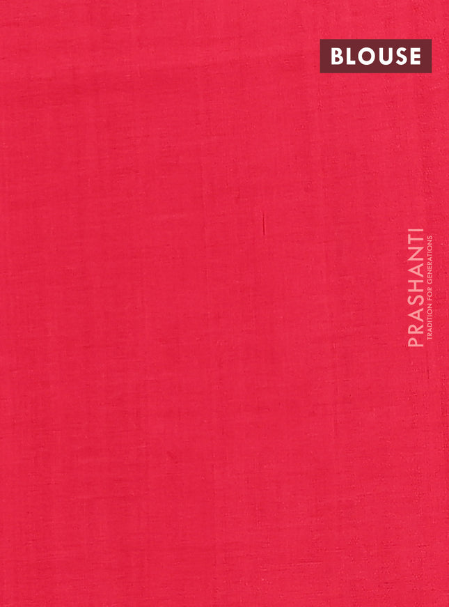 Ikat cotton saree light green and pink with allover ikat butta weaves and long ikat style border