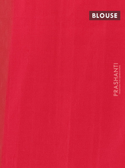 Ikat cotton saree light green and pink with allover ikat weaves and long ikat style border