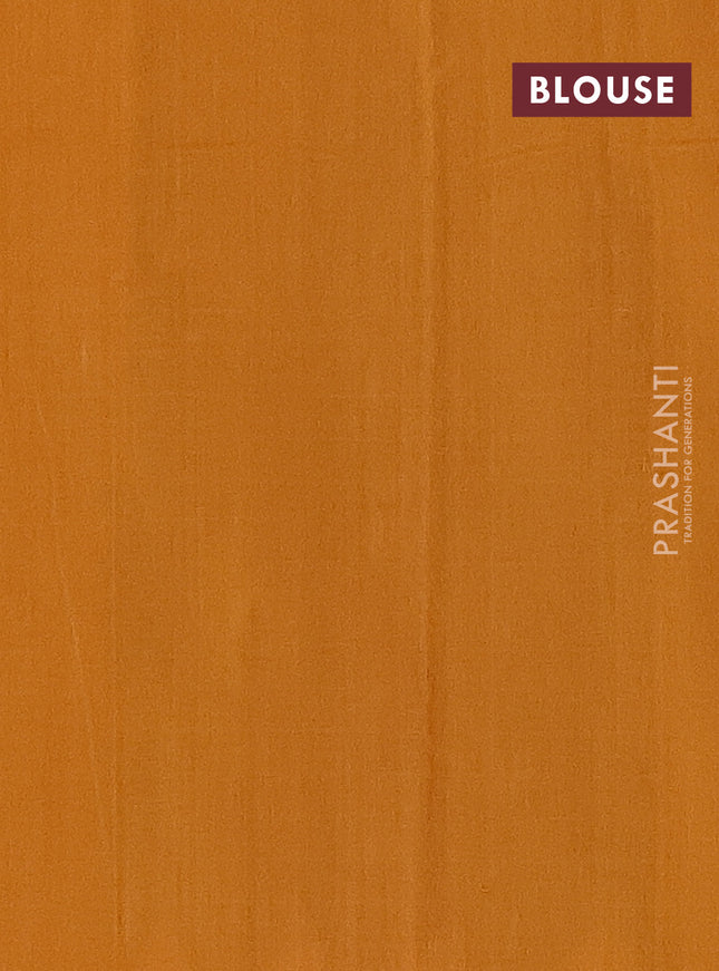 Ikat cotton saree grey and mustard yellow with allover ikat butta weaves and long ikat style border