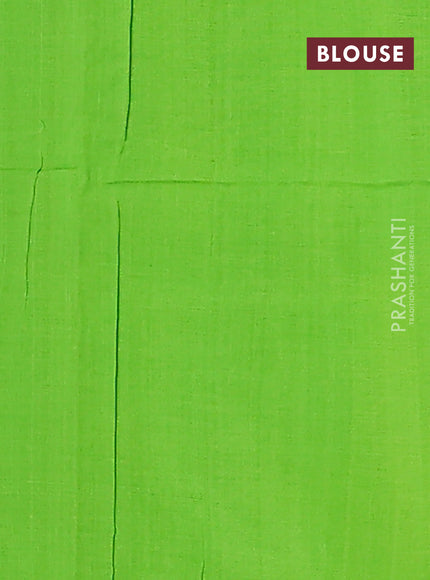 Ikat cotton saree pink and light green with allover ikat butta weaves and simple border