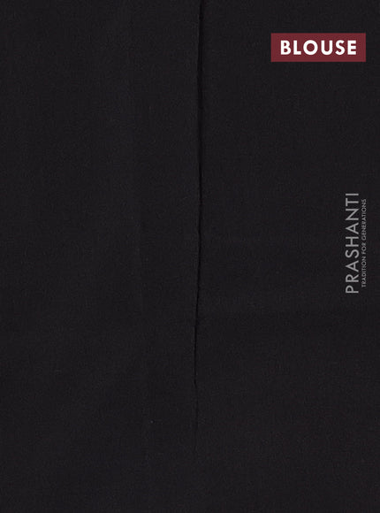 Ikat cotton saree dual shade of yellowish pink and black with allover ikat butta weaves and simple border