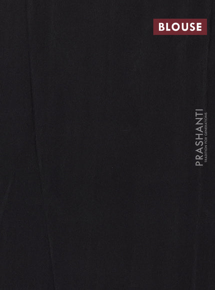 Ikat cotton saree green and black red with allover ikat butta weaves and long ikat style border