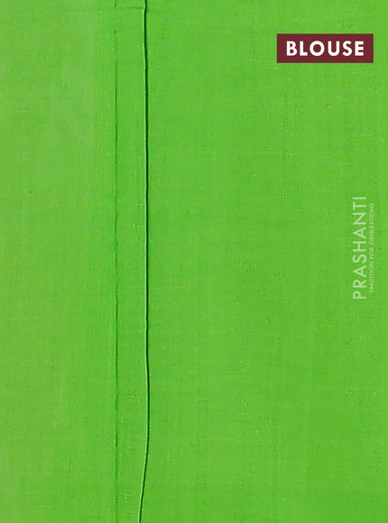 Ikat cotton saree grey with allover ikat weaves and ganga jamuna border