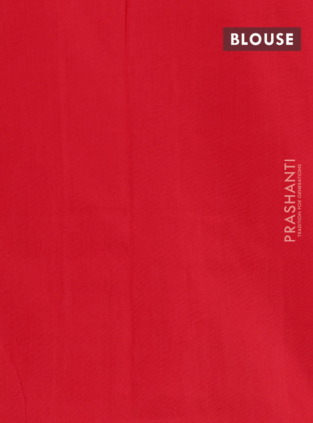 Ikat cotton saree off white with allover ikat weaves and ganga jamuna border