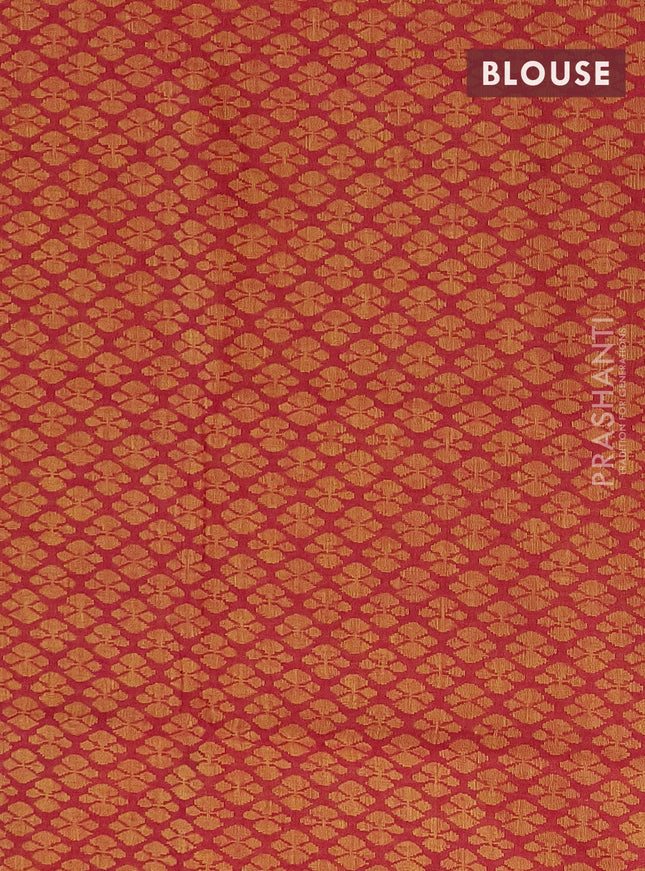 10 Yards chettinad cotton saree deep maroon and wine shade with plain body and thread woven border