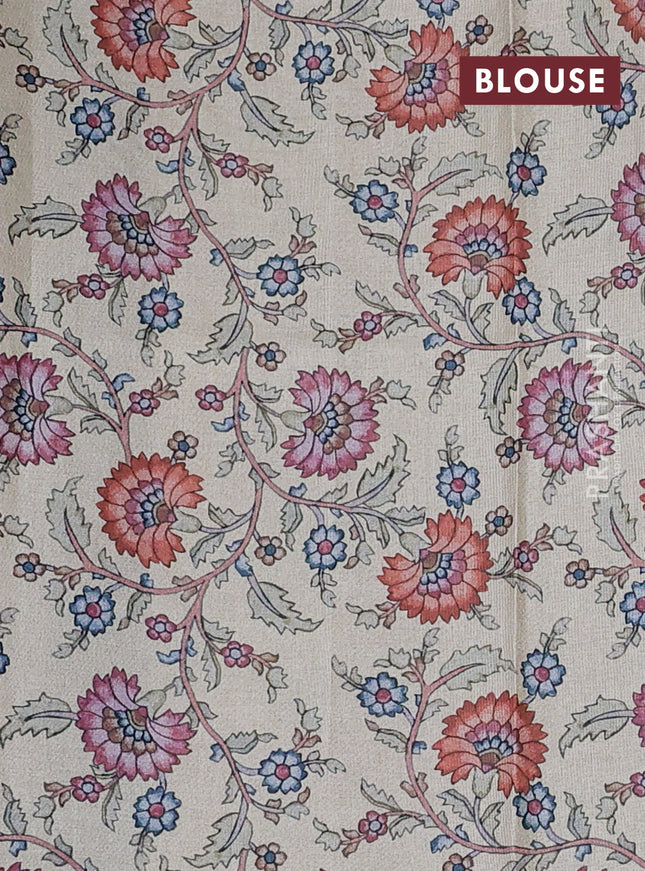 Kota saree black with kalamkari applique work