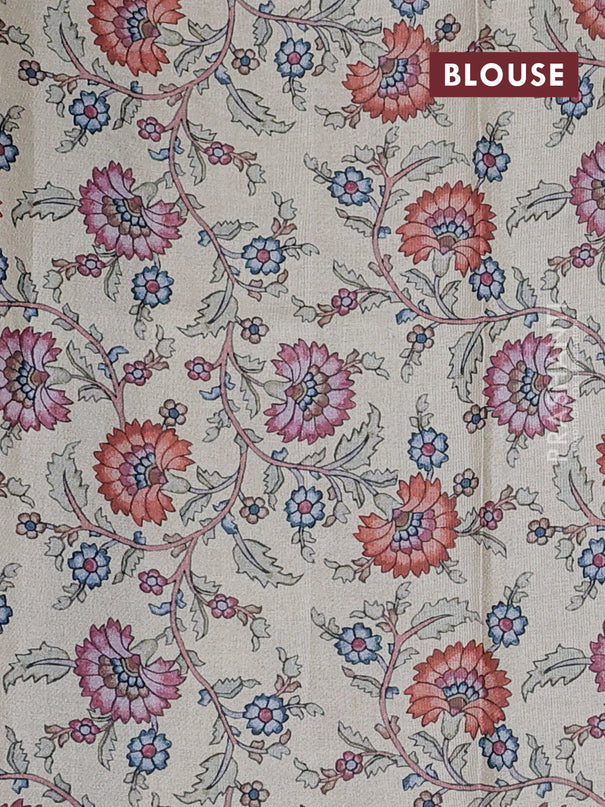 Kota saree black with kalamkari applique work