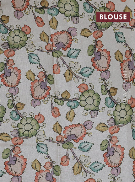 Kota saree black with kalamkari applique work