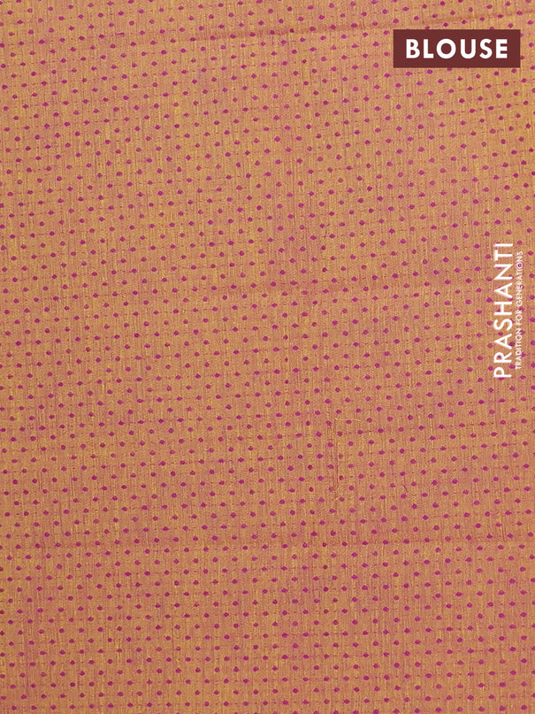 Chettinad cotton saree violet and mustard shade with allover thread checked pattern and thread woven border