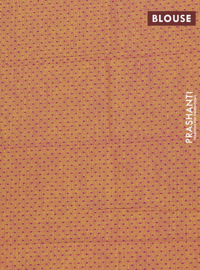 Chettinad cotton saree wine shade and green with allover checked pattern and thread woven border