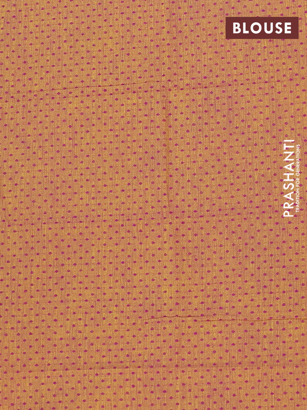 Chettinad cotton saree wine shade and green with allover checked pattern and thread woven border