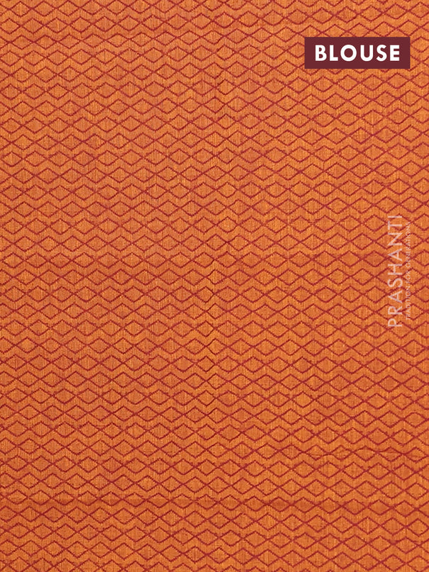 Chettinad cotton saree mustard yellow and maroon with zari woven buttas and zari woven border