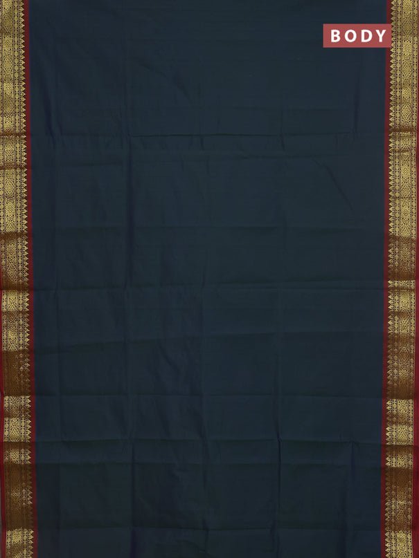 Semi silk cotton saree dual shade of sap green and pink with plain body and zari woven border