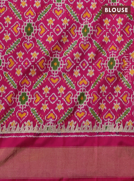 Pure raw silk saree violet and pink with embroidery buttas and embroidery butta zari border