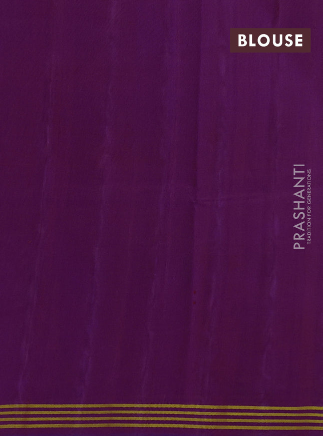 Rajkot patola silk saree navy blue and dual shade of purple with allover patola weaves and ikat woven border