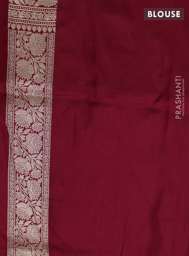 Banarasi uppada silk saree red with allover zari woven brocade weaves and zari woven border