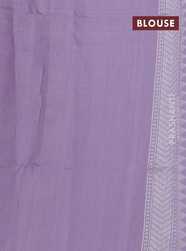lavender and Banarasi kora jamdhani silk saree