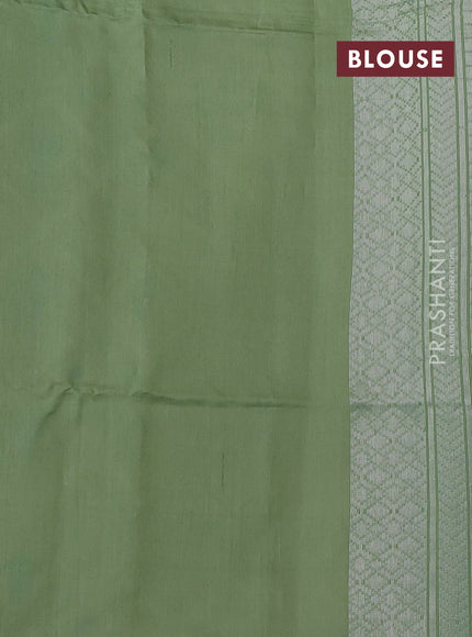 yellow and pastel green Banarasi kora jamdhani silk saree