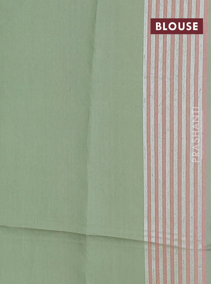 mild lavender and pista green Banarasi kora jamdhani silk saree