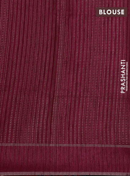 Semi tussar saree pink with zari weaves and embroidery border