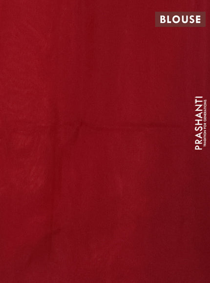 Kora silk cotton saree dual shade of pinkish orange and pink with thread woven geometric buttas and rettapet border