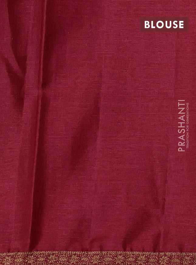 Banarasi tussar silk saree mustard yellow and pink with thread & zari woven buttas and woven border