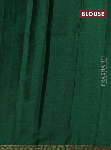 Banarasi tussar silk saree pink and green with thread & zari woven buttas and woven border