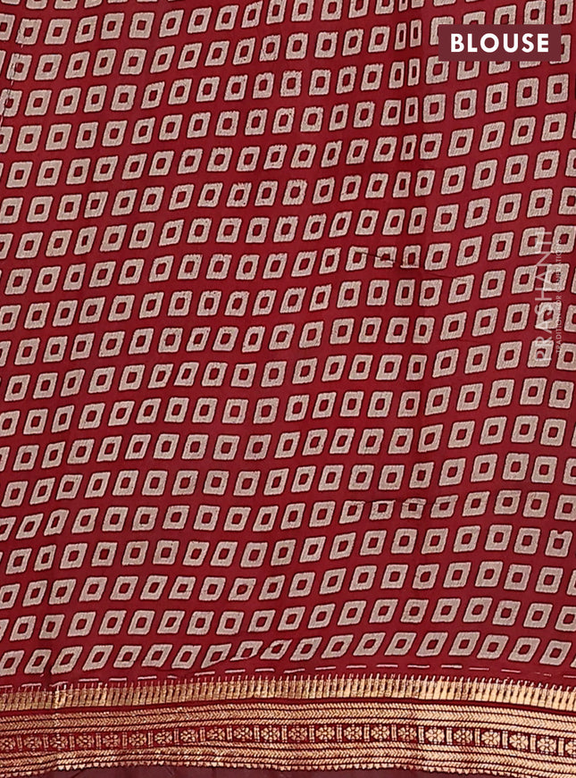 Maheshwari cotton saree mustard yellow and maroon with kalamkari prints and zari woven border