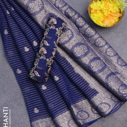 Collection image for: Semi Crepe with Banarasi Blouse