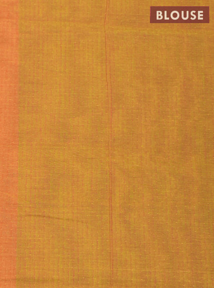 Coimbatore Cotton Green Emboss Saree with Thread Woven Border