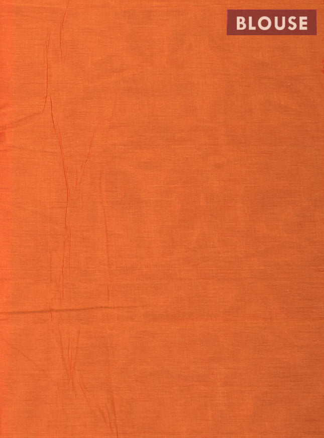 Coimbatore Cotton Mustard Yellow Emboss Saree with Thread Woven Border