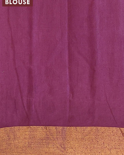 Bhagalpuri saree wine shade with allover bandhani prints and zari woven border - {{ collection.title }} by Prashanti Sarees