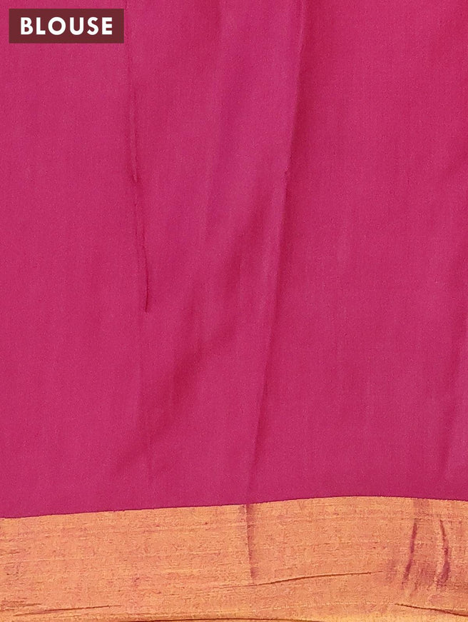Bhagalpuri saree purple with allover butta prints and zari woven border - {{ collection.title }} by Prashanti Sarees