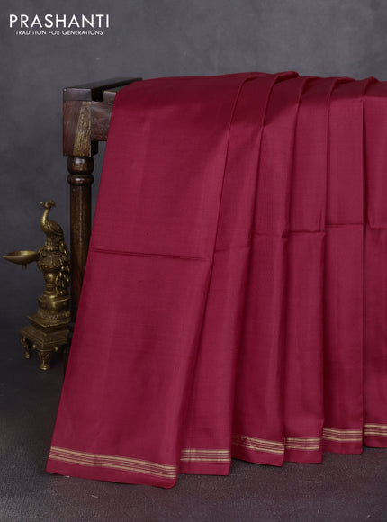 Pure soft silk saree tomato red and teal green with plain body and kalamkari hand printed pallu
