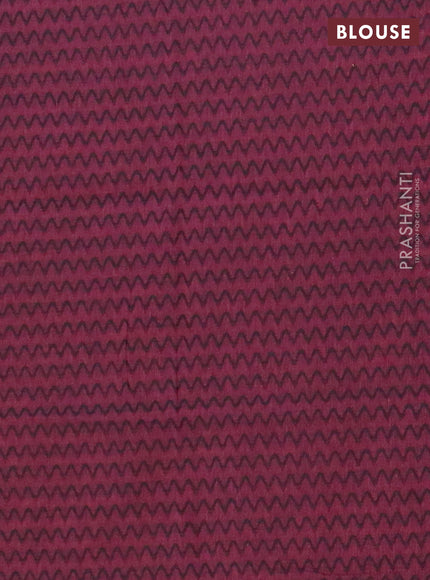Chettinad cotton saree sunset orange and wine shade with thread woven buttas and thread woven border