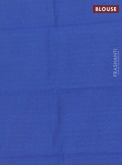 Chettinad cotton saree lime yellow shade and blue with thread woven buttas and long thread woven border