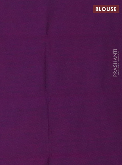 Chettinad cotton saree mustard yellow and purple with thread woven buttas and rettapet zari woven border
