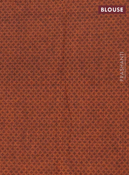 Chettinad cotton saree pastel grey and coffee brown with zari woven buttas and rettapet zari woven border