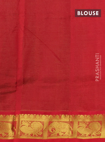 Silk cotton saree deep violet and maroon with allover vairosi pattern and annam zari woven border