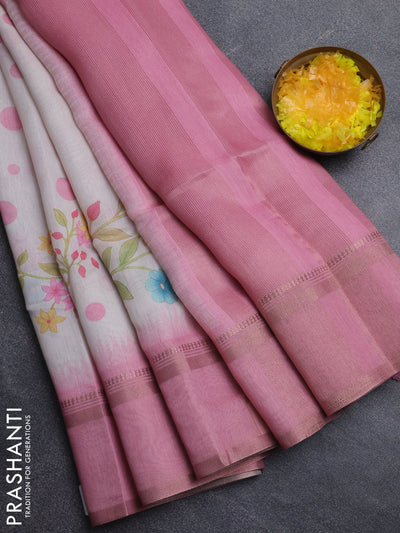 Semi Linen Sarees