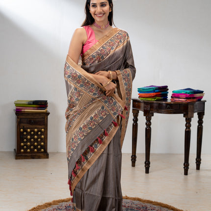 Collection image for: Semi Tussar Printed Sarees