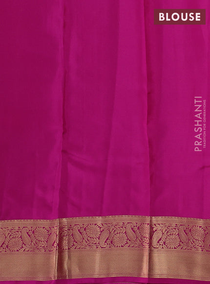 Kanchipuram silk saree light pink and pink with allover zari woven buttas and zari woven border