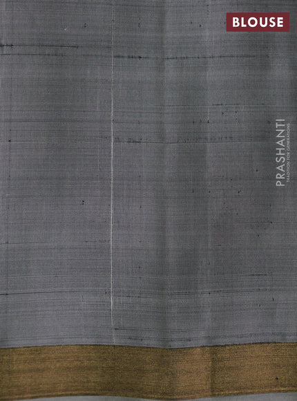Ikat soft silk saree pastel green and grey with allover ikat woven buttas and zari woven border