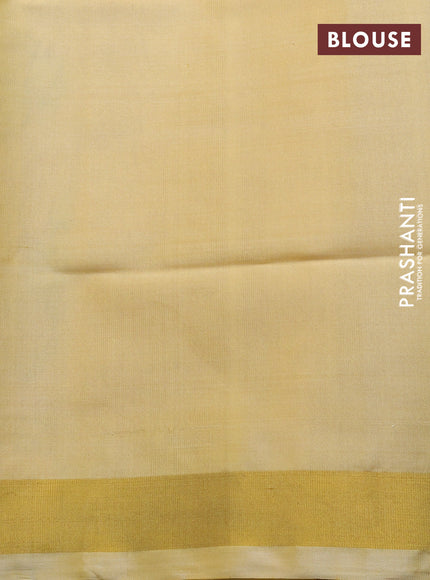 Rajkot patola silk saree teal blue and pale yellow with allover ikat weaves and ikat zari woven border
