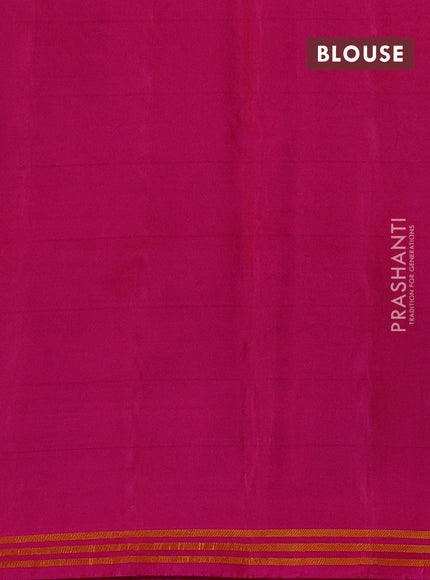 Rajkot patola silk saree pink and deep purple with allover ikat woven buttas and ikat zari woven border