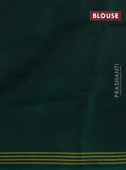 Rajkot patola silk saree mustard green and bottle green with allover ikat weaves and thread woven border