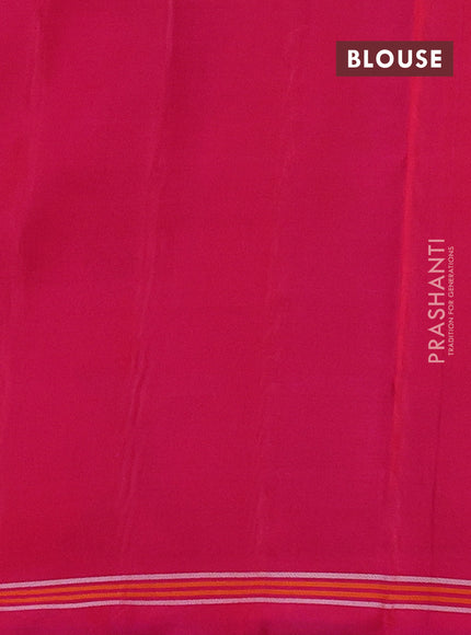 Rajkot patola silk saree deep purple and pink with allover ikat weaves and ikat woven simple border