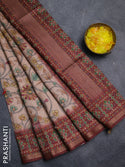 Semi Tussar Kalamkari Prints