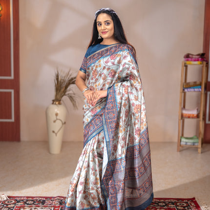 Collection image for: Semi Tussar Kalamkari Prints