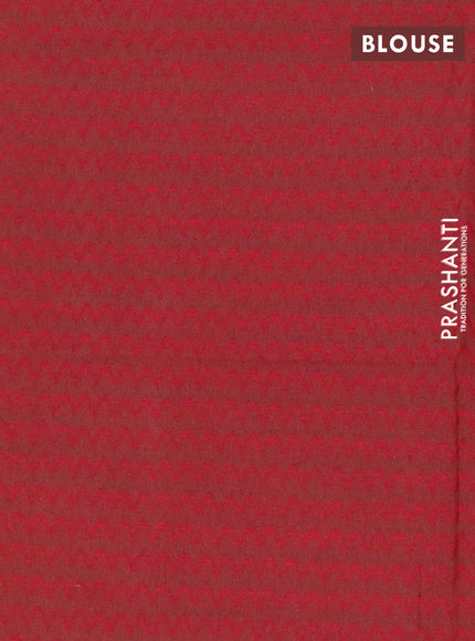Chettinad cotton saree dual shade of yellow and maroon with plain body and thread woven border